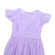 Hosszú halványlila alkalmi chiffon ruha, koszorúslányruha, 7-14 éves korig Hosszú halványlila alkalmi chiffon ruha, koszorúslányruha, 7-14 éves korig