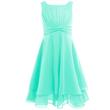 Mentazöld alkalmi kislány chiffon ruha esküvőre, fotózásra, szülinapra 6-16 éves korig Mentazöld alkalmi kislány chiffon ruha esküvőre, fotózásra, szülinapra 6-16 éves korig