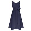 Sötétkék chiffon ruha, alkalmi ruha, parti ruha 11-16 éves korig Sötétkék chiffon ruha, alkalmi ruha, parti ruha 11-16 éves korig