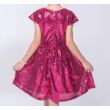 Pink csillogós flitteres parti ruha, alkalmi ruha szülinapra, fotózásra  4-8 éves korig