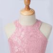Csipkés csillogós chiffon ruha, rózsaszín-mályva  alkalmi ruha, koszorúslányruha 5-16 éves