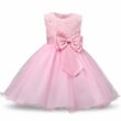 Csillogós rózsaszín tüllszoknyás koszorúslány ruha, kislány alkalmi ruha szülinapra, fotózásra 1-10 éves korig