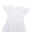 Hosszú fehér alkalmi chiffon ruha, koszorúslányruha, elsőáldozó ruha 9-14 éves Hosszú fehér alkalmi chiffon ruha, koszorúslányruha, elsőáldozó ruha 9-14 éves