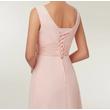 Hosszú női fűzős koszorúslány ruha, chiffon ruha Hosszú női fűzős koszorúslány ruha, chiffon ruha