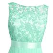 Mentazöld csipkés koszorúslány ruha, parti ruha, estélyi ruha chiffon ruha Mentazöld csipkés koszorúslány ruha, parti ruha, estélyi ruha chiffon ruha