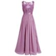Női csipkés lila-mályva koszorúslány ruha, parti ruha, estélyi ruha chiffon ruha  XXS - 3XL méretig 