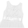 Fehér kislány alkami ruha elsőáldozó, koszorúslány ruha 3-14 éves korig