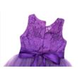 Tüllszoknyás lila alkalmi ruha, koszorúslány ruha 4-14 éves korig