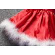 Piros kislány alkalmi ruha fotózásra, karácsonyra 1-4 éves