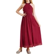 Bordó parketta mintás chiffon alkalmi ruha esküvőre, maxiruha koszorúslányruha 7-16 éves Bordó parketta mintás chiffon alkalmi ruha esküvőre, maxiruha koszorúslányruha 7-16 éves