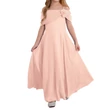 Rózsaszín pántos nagylány chiffon alkalmi ruha esküvőre, koszorúslányruha 6-16 éves Rózsaszín pántos nagylány chiffon alkalmi ruha esküvőre, koszorúslányruha 6-16 éves
