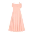 Rózsaszín pántos nagylány chiffon alkalmi ruha esküvőre, koszorúslányruha 6-16 éves Rózsaszín pántos nagylány chiffon alkalmi ruha esküvőre, koszorúslányruha 6-16 éves