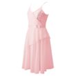 Rózsaszín flitteres táncruha, fellépő ruha