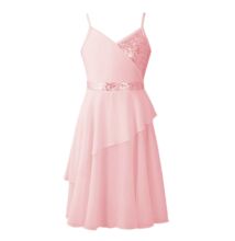 Rózsaszín flitteres táncruha, fellépő ruha