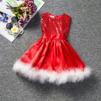 Piros kislány alkalmi ruha fotózásra, karácsonyra 1-4 éves